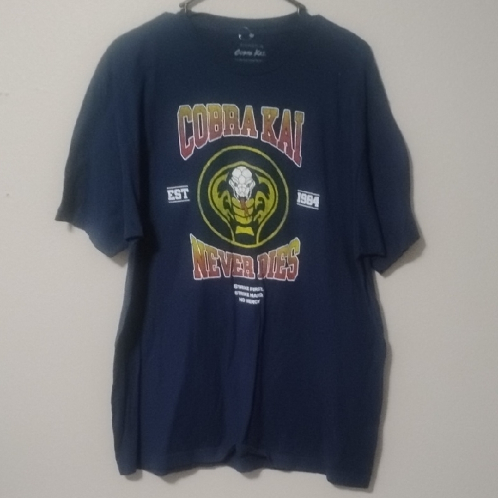 Bioworld Cobra Kai Navy Shirt
